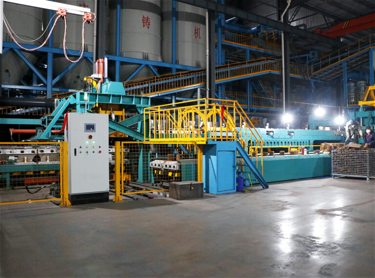 Static pressure molding line